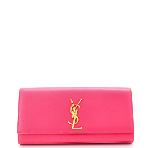 Classic Monogram Clutch Leather Long