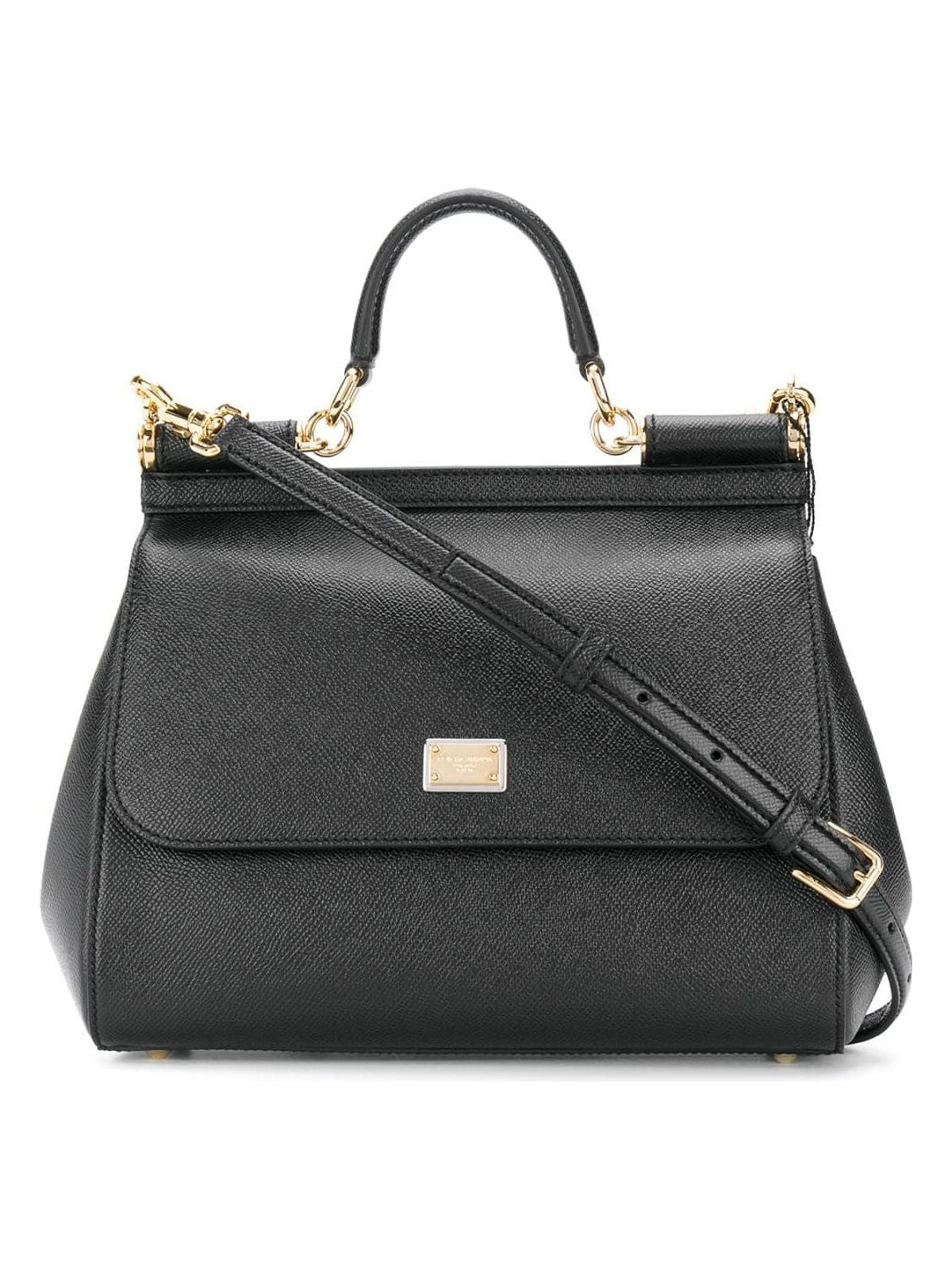 Dolce & Gabbana Women's Medium Sicily Bag in Black | BB6002A1001