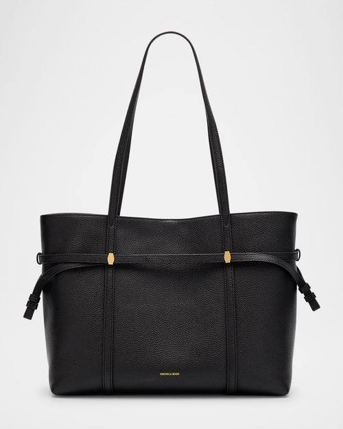 Lasso Belted Leather Tote Bag