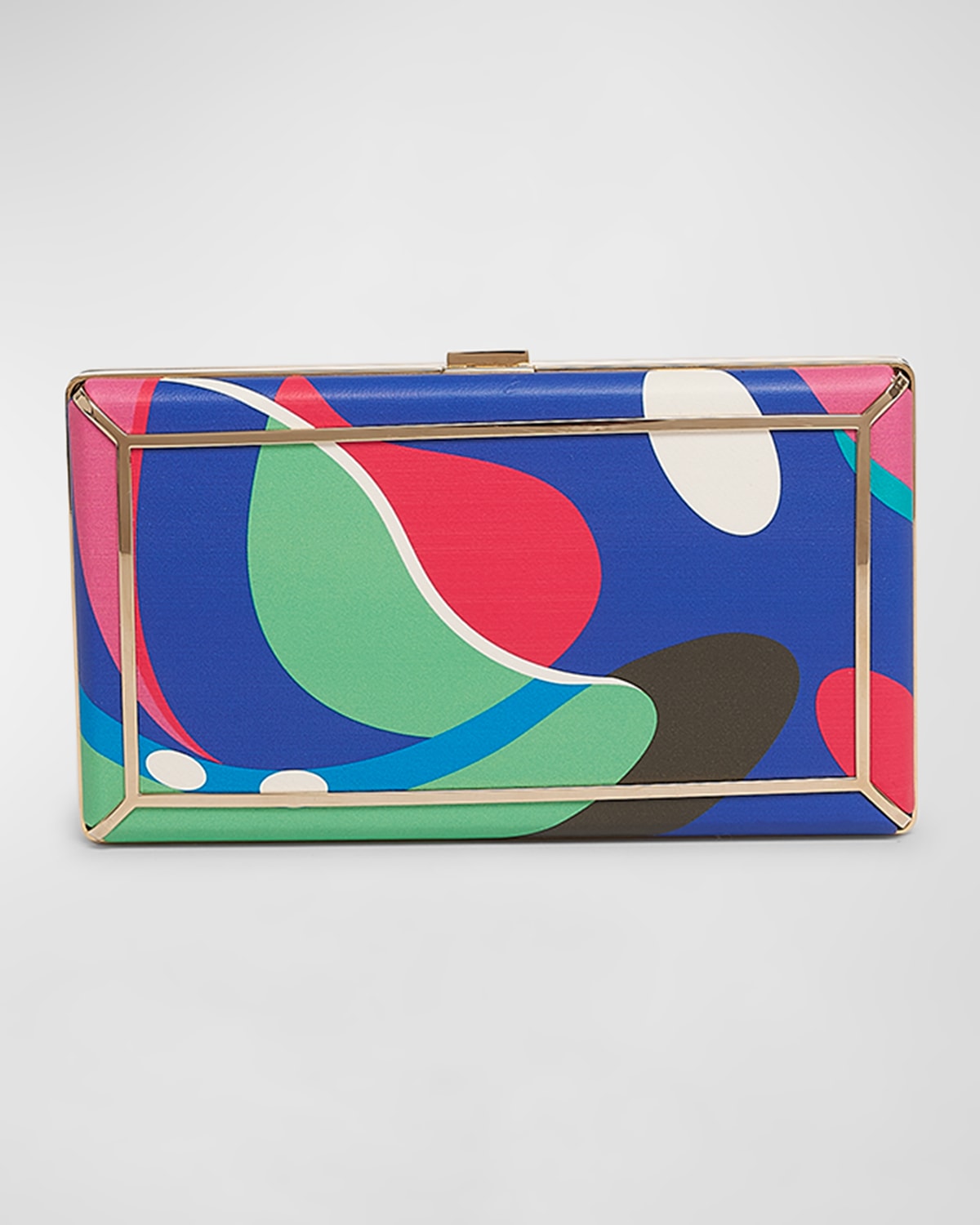 Gabriela Hearst Callas Printed Leather Clutch Bag