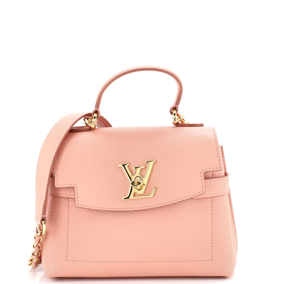 Louis Vuitton Lockme Ever Handbag Leather Mini