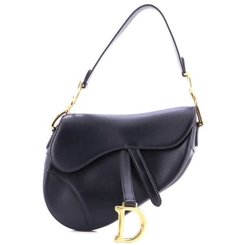 Saddle Handbag Leather Medium