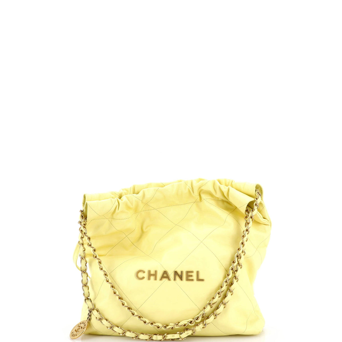 Chanel CHANEL 22 Chain Hobo Quilted Calfskin Small