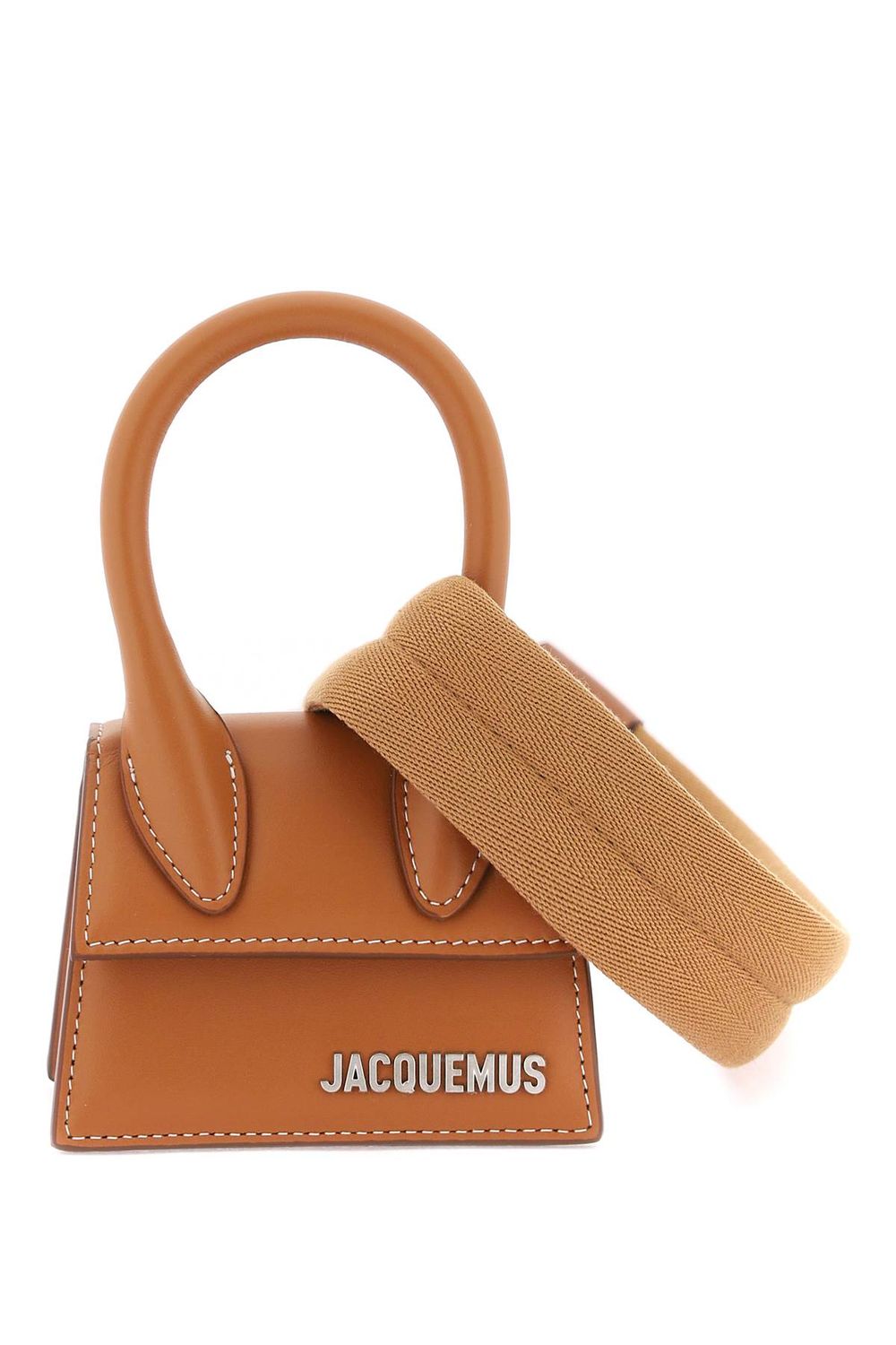 Jacquemus Men's 'le Chiquito' Mini Bag in Marrone | 216BA0013061