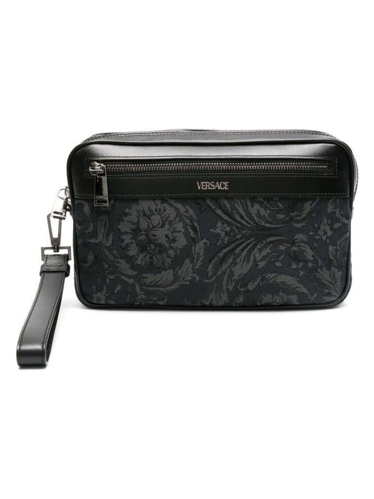 Versace Men's Small Crossbody Bag in Blackruth | 10128561012856