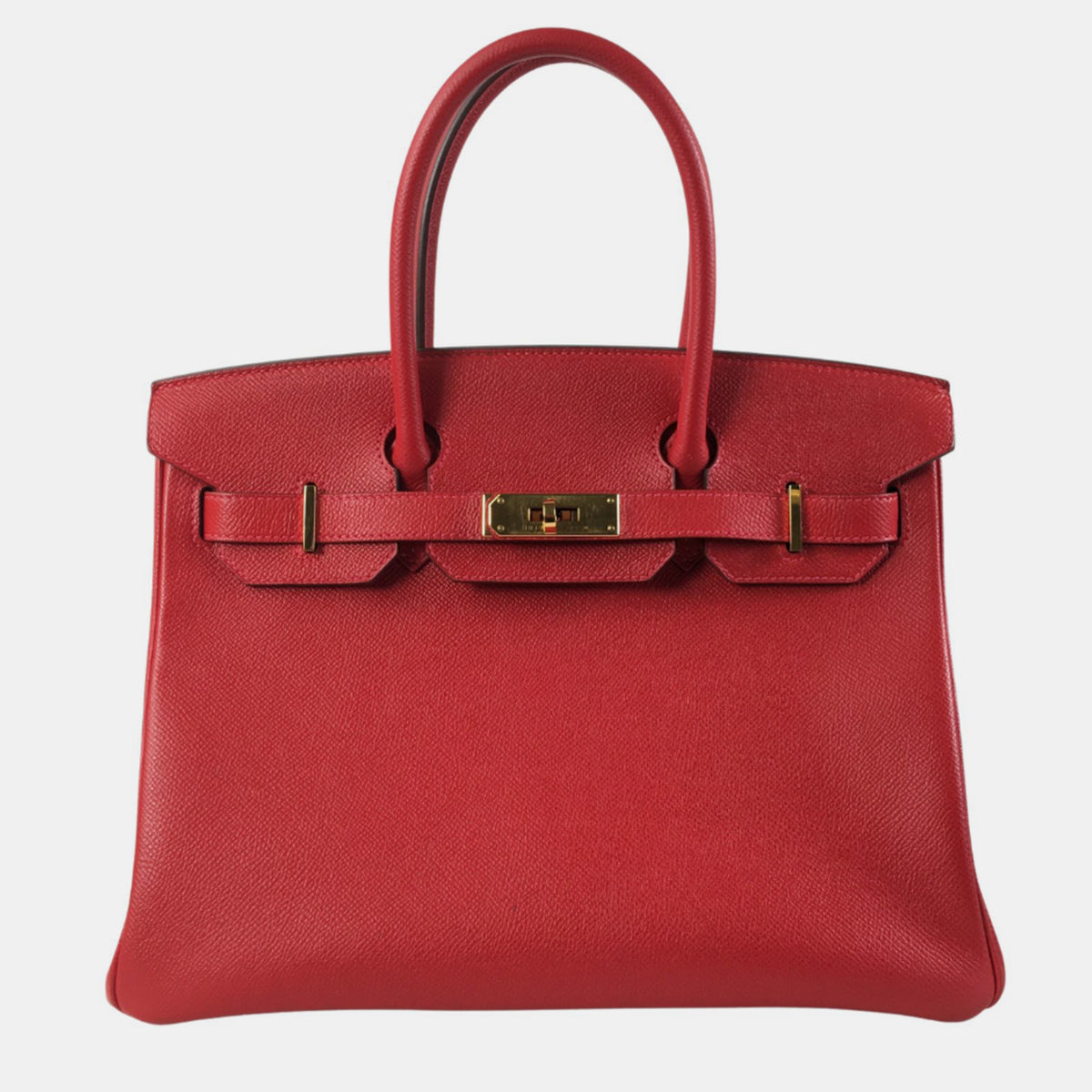 Hermès Rouge Casaque Epsom Birkin 30 Handbag