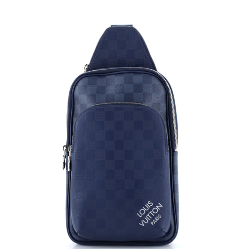 Avenue Sling Bag NM Damier Graphite and Damier Infini Leather