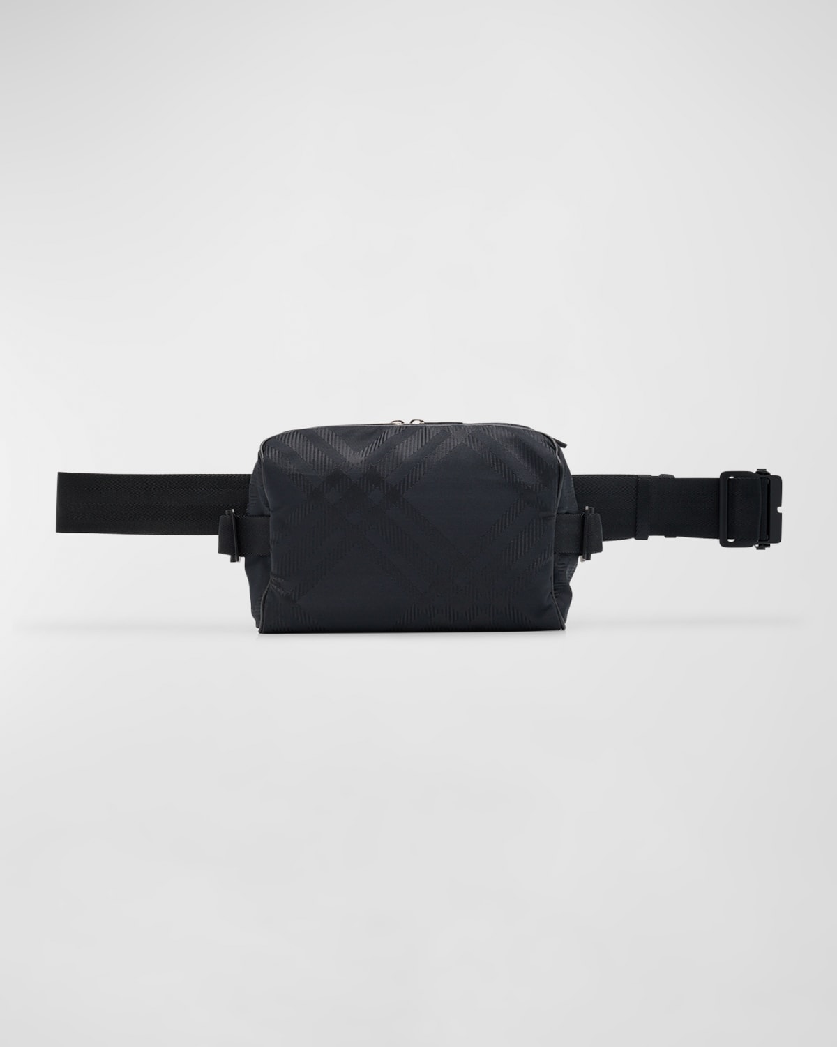 Burberry Men's Nylon Check Belt Bag