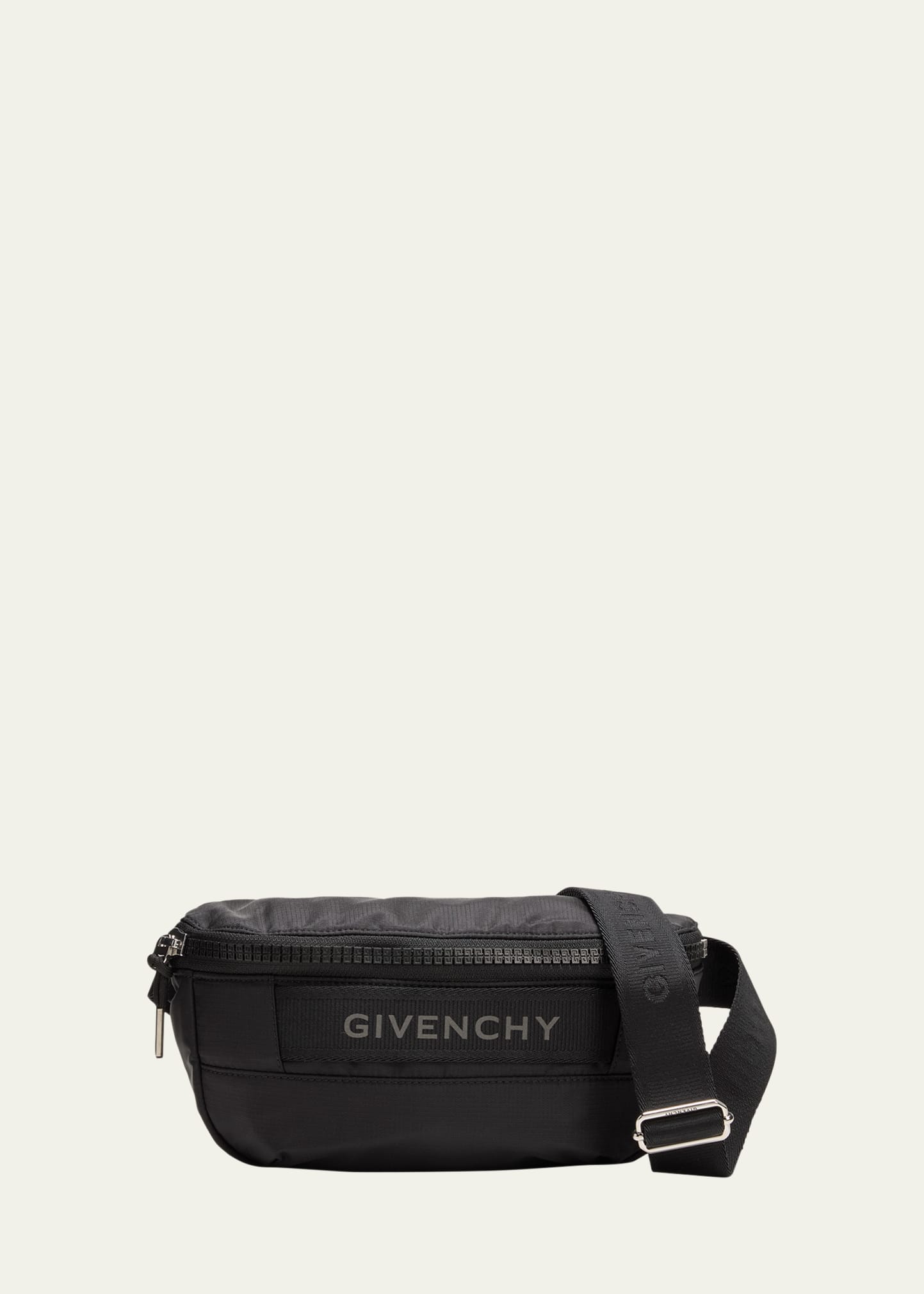 Givenchy Men's G-Trek 4G-Zip Nylon Belt Bag