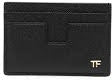 Men's "tf" Card Holder in Black | YM232LCL081G1N001