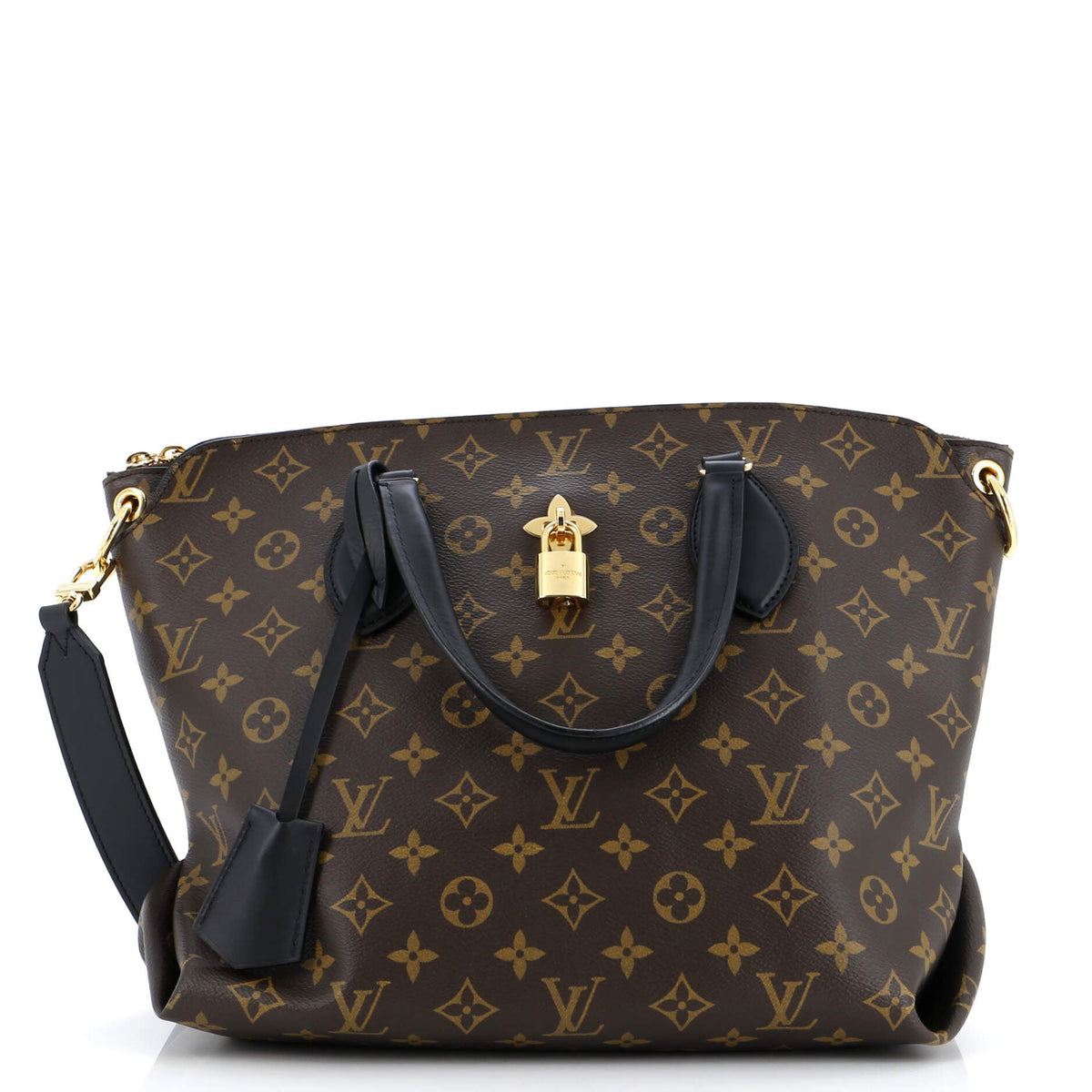 Louis Vuitton Flower Zipped Tote Monogram Canvas MM