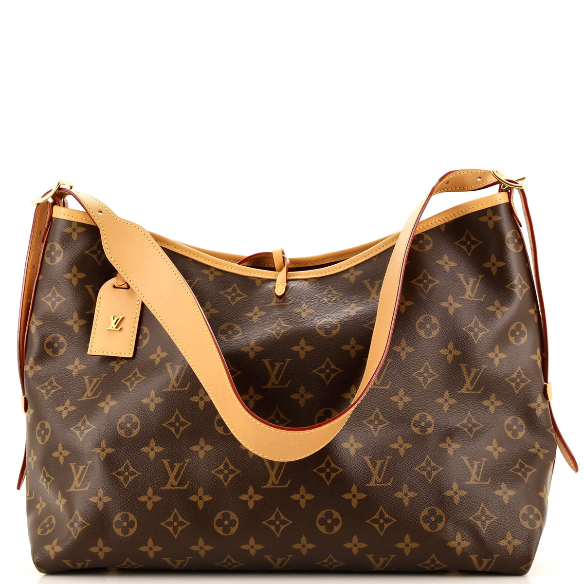 Louis Vuitton CarryAll Hobo Monogram Canvas MM