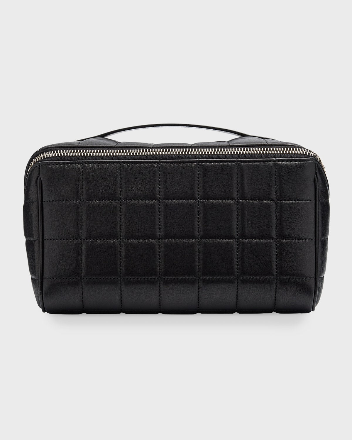 Saint Laurent Men's Paris Quilted Leather Toiletry Bag