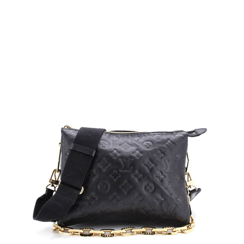 Coussin Bag Monogram Embossed Lambskin PM