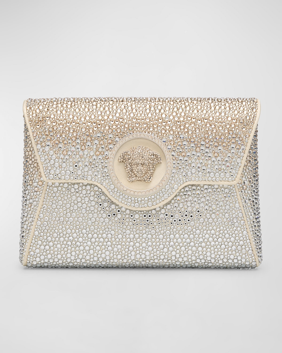 Versace La Medusa Mini Embellished Clutch Bag