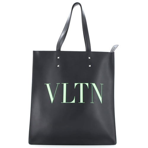 VALENTINO GARAVANI VLTN Rockstud Shopping Tote Printed Leather Tall