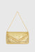 Whip Clutch Bag In Gold