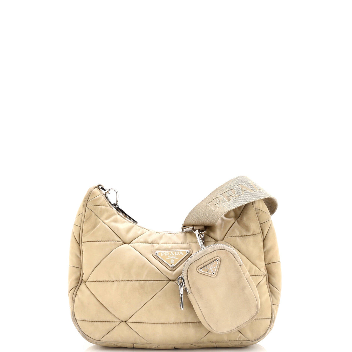 Prada PRADA Re-Edition Shoulder Bag Quilted Tessuto Small