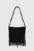 Darren Bucket Bag mit Fransen in Schwarz