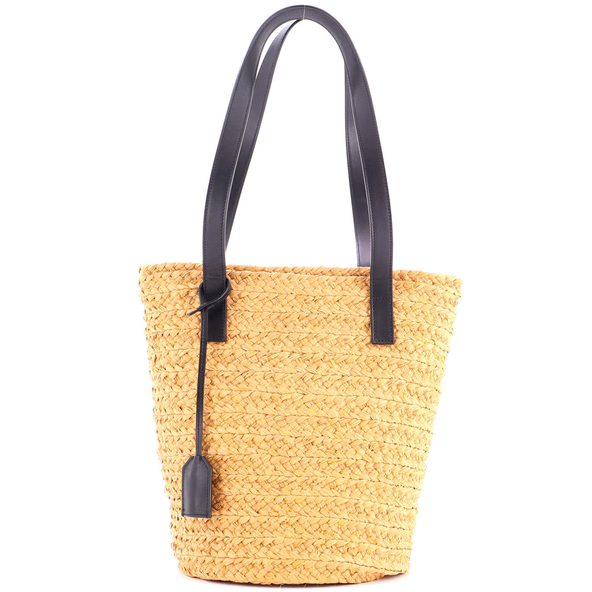 Saint Laurent Panier Basket Shopper Raffia Small