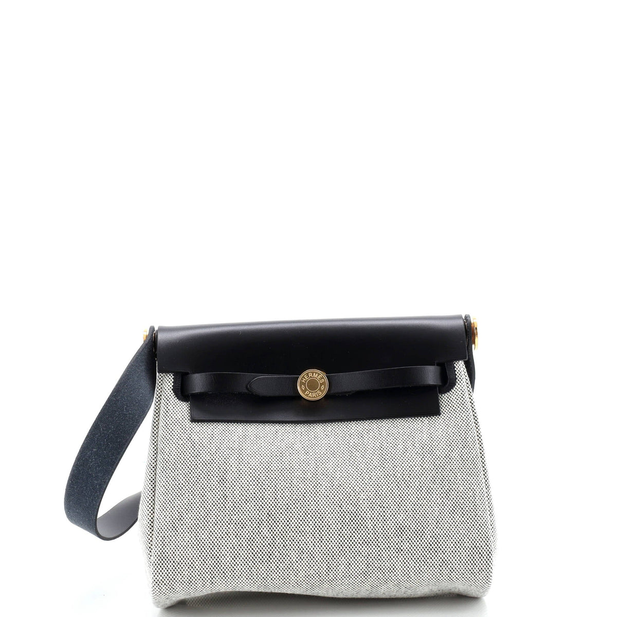 Herm?s Herbag Zip Toile and Leather 20