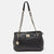 DKNY Black Quilted Leather Chain Tote