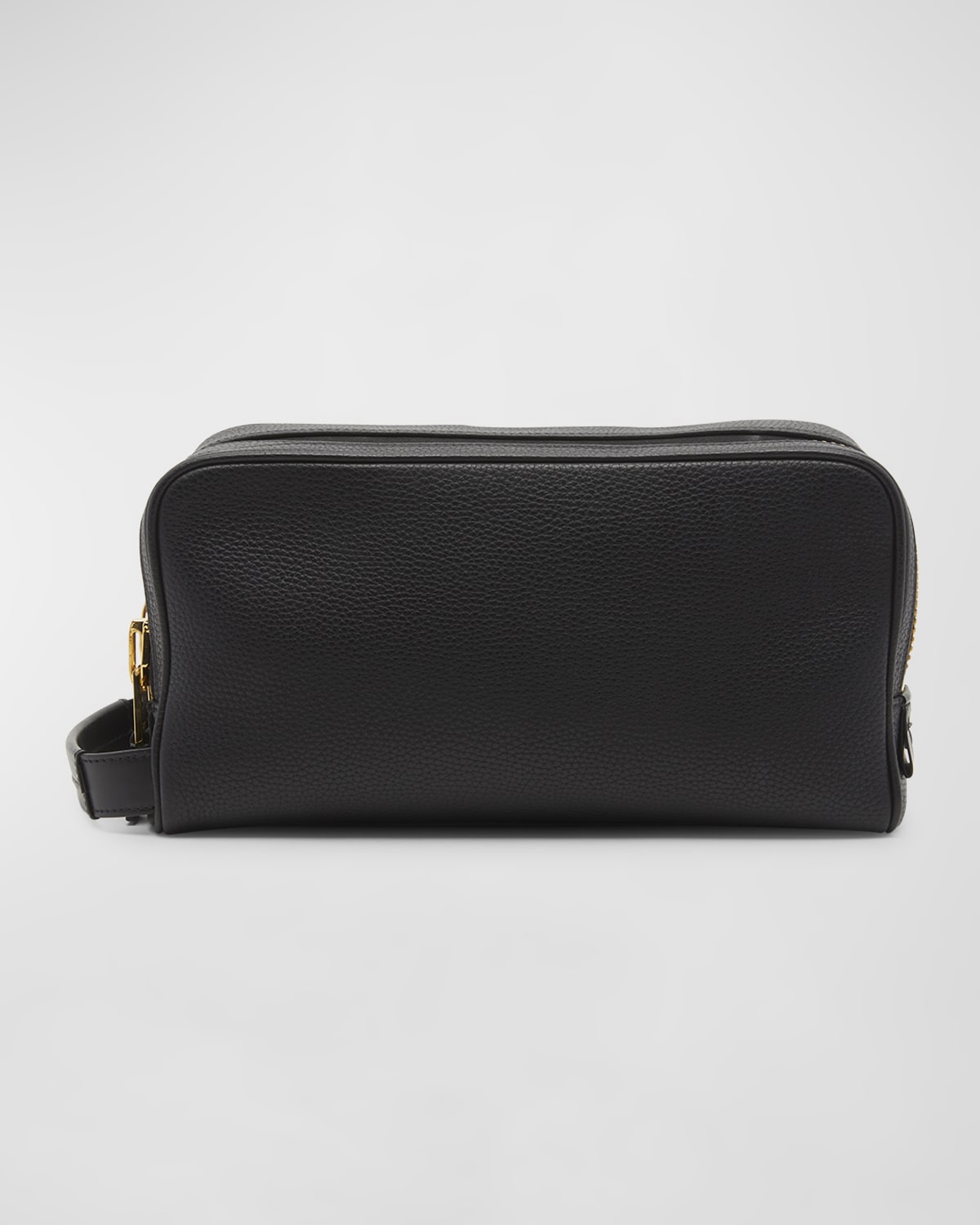 Tom Ford Men's Soft Leather Double-Zip Toiletry Bag