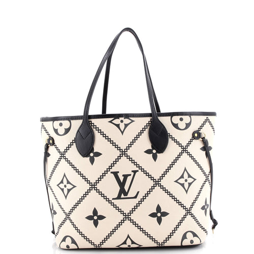 Neverfull NM Tote Monogram Empreinte Giant Broderies MM