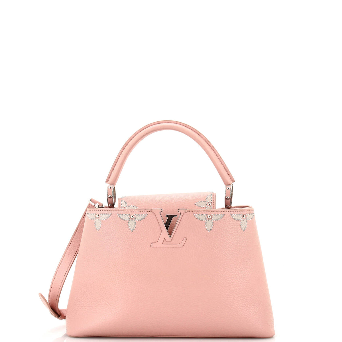 Louis Vuitton Capucines Bag Leather with Embellished Detail PM