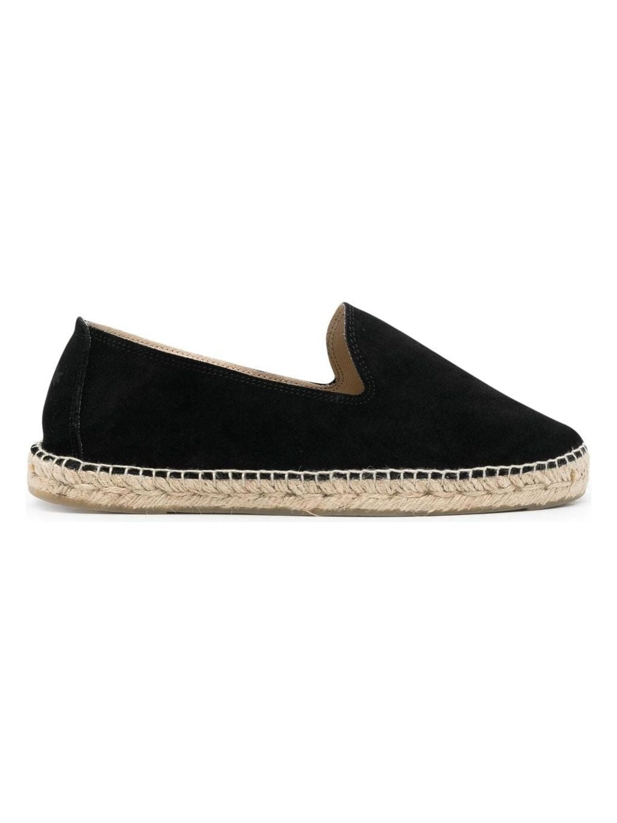 Manebi Men's Hamptons Suede Espadrilles in Black | Size 40 | K10C0BLACK