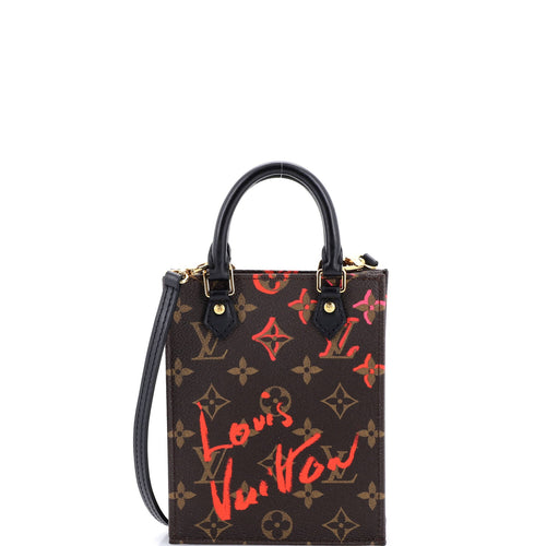 Petit Sac Plat Bag Limited Edition Fall in Love Monogram Canvas