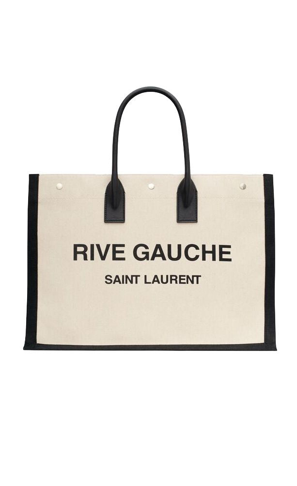 Saint Laurent Men's Rive Gauche Tote Bag in Gregblack | 509415FAAVU