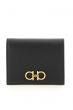 Ferragamo Women's Compact Gancini Wallet in Black | Size UNICA | 22D7800726512