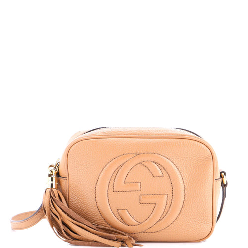 GUCCI Soho Disco Crossbody Bag Leather Small