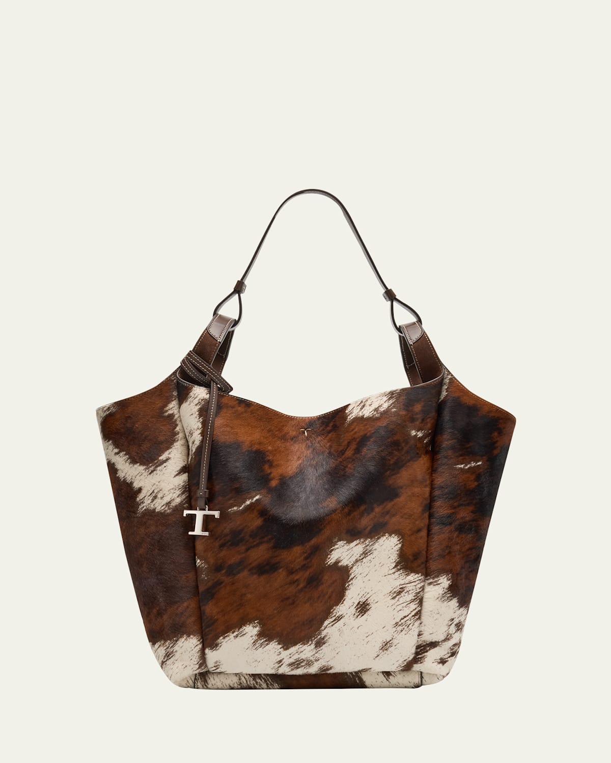 Tod's Hobo-Tasche aus Kalbshaar mit Pferdeprint