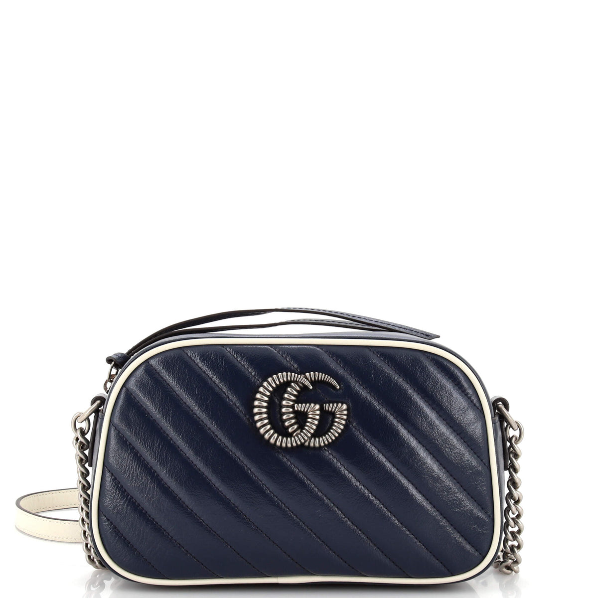 Gucci GUCCI GG Marmont Shoulder Bag Diagonal Quilted Leather Small