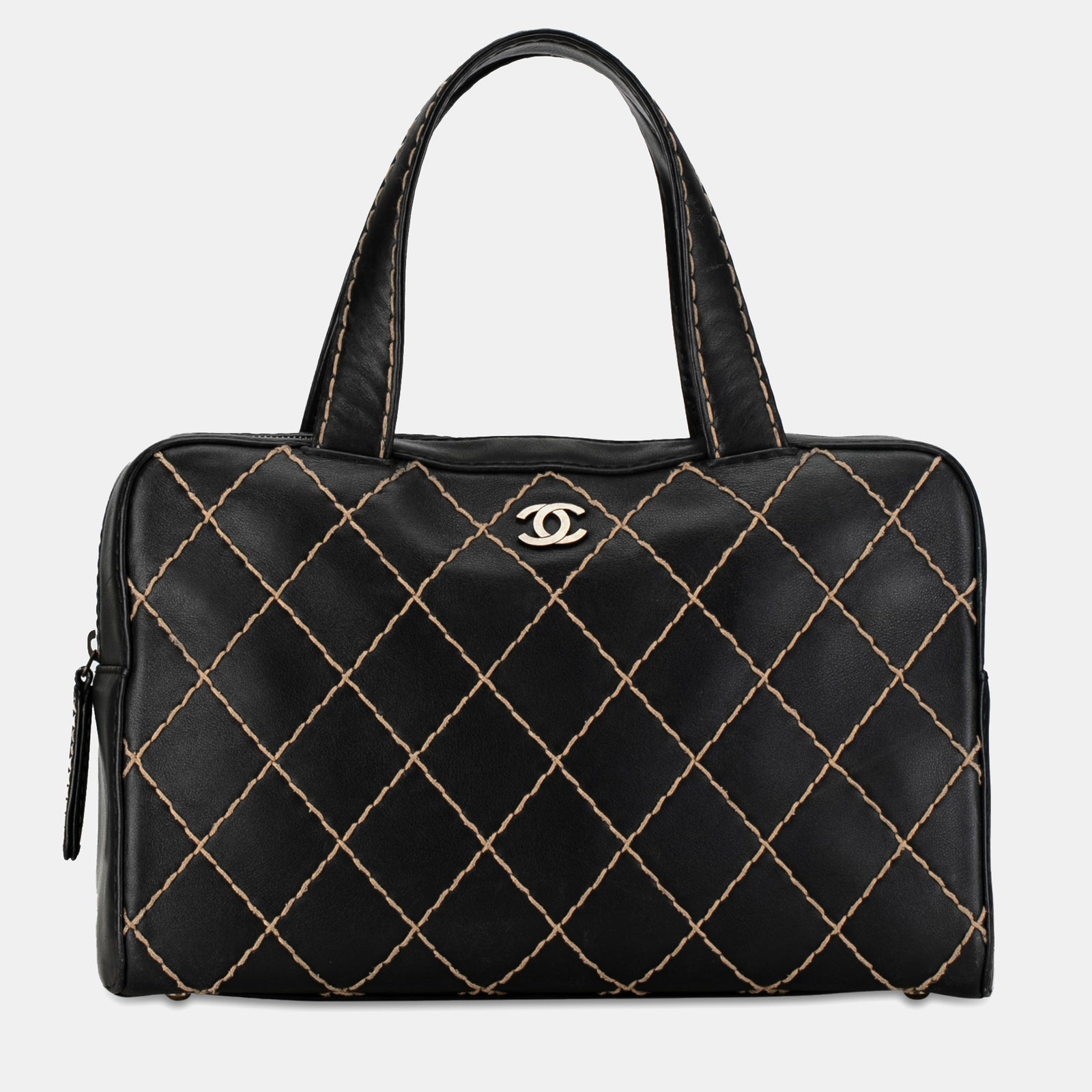 Chanel CC Wild Stitch Lammleder Handtasche