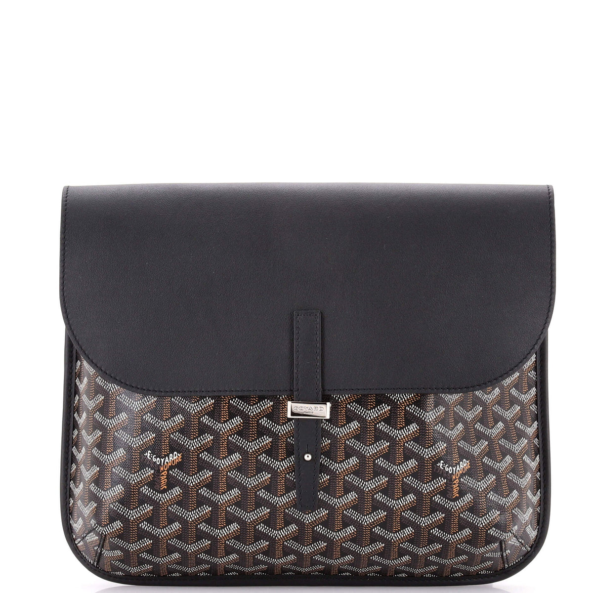 Goyard GOYARD Coursier Messenger Bag Coated Canvas and Leather