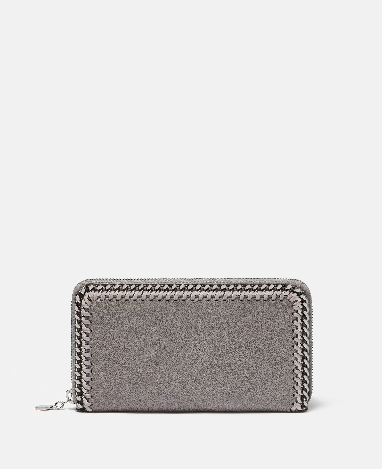 Stella McCartney Falabella Zip Continental Wallet, Woman, Grey