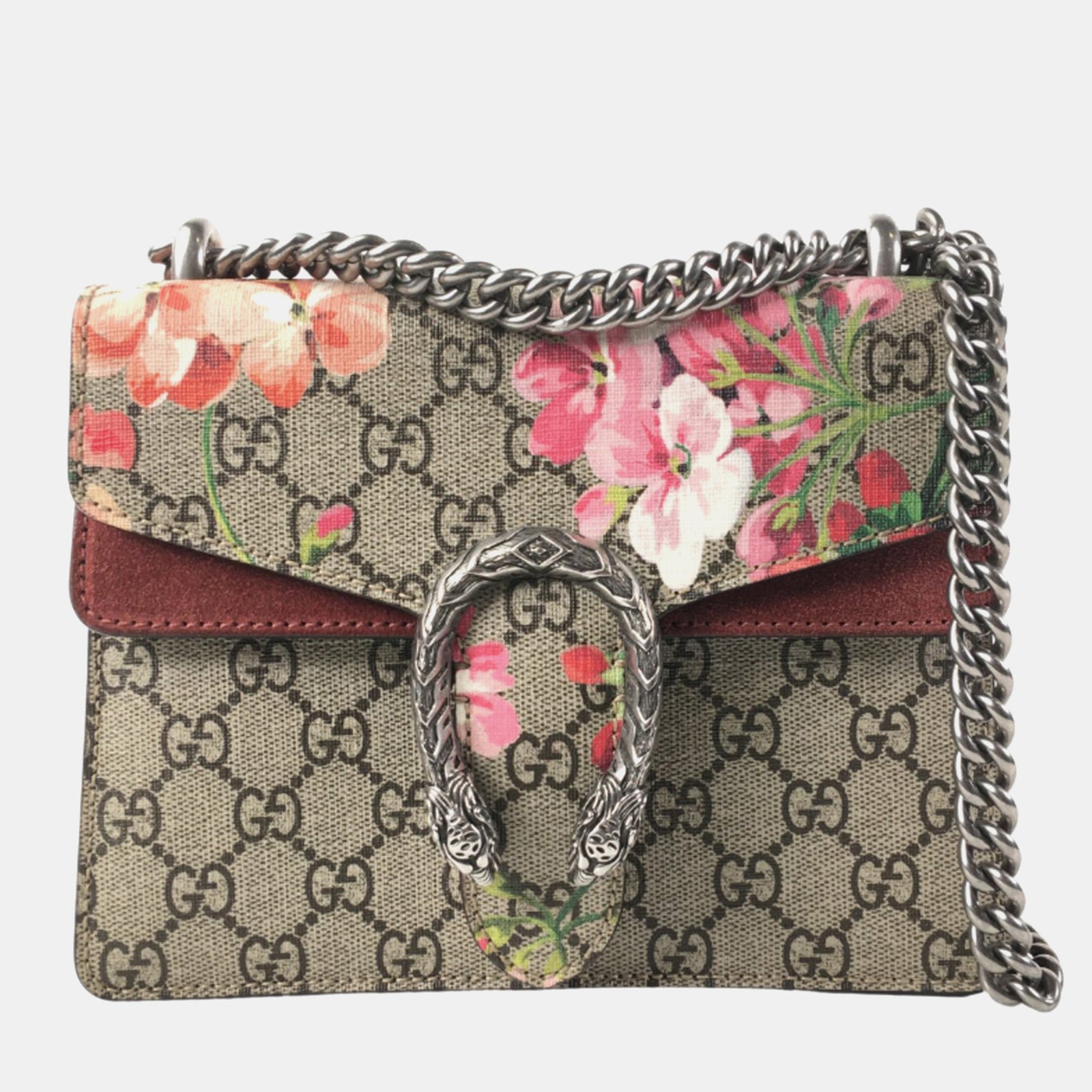 Gucci Multi Canvas  Dionysus Blooms Shoulder Bag