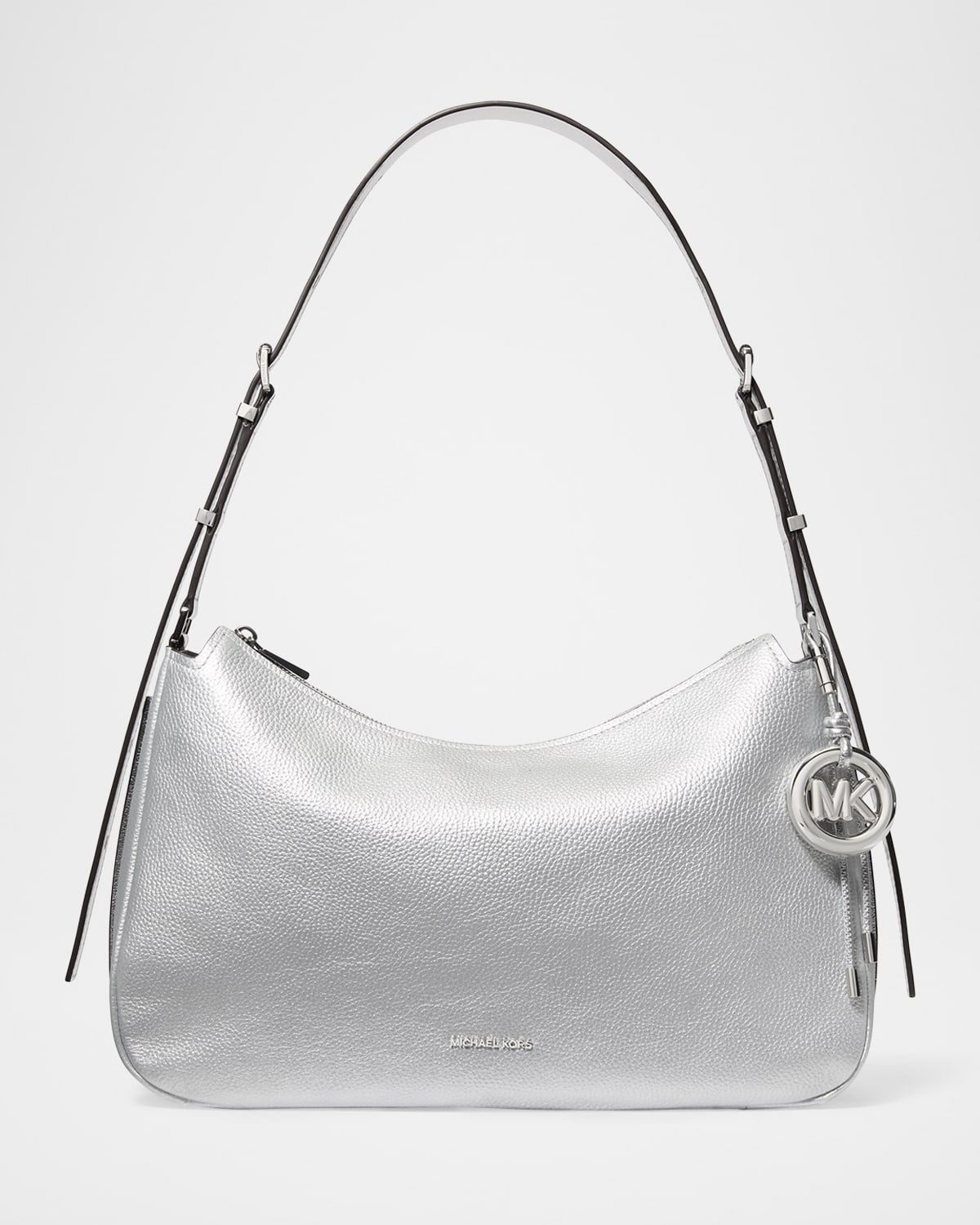 Michael Kors Nolita Medium Metallic Leather Shoulder Bag
