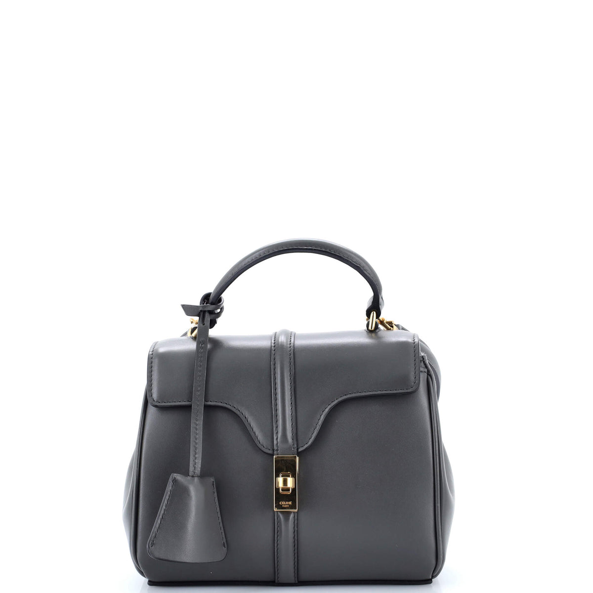 Celine CELINE 16 Top Handle Bag Smooth Calfskin Mini