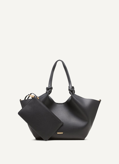 Women's Paula Medium Commuter Tote in Black/Gold