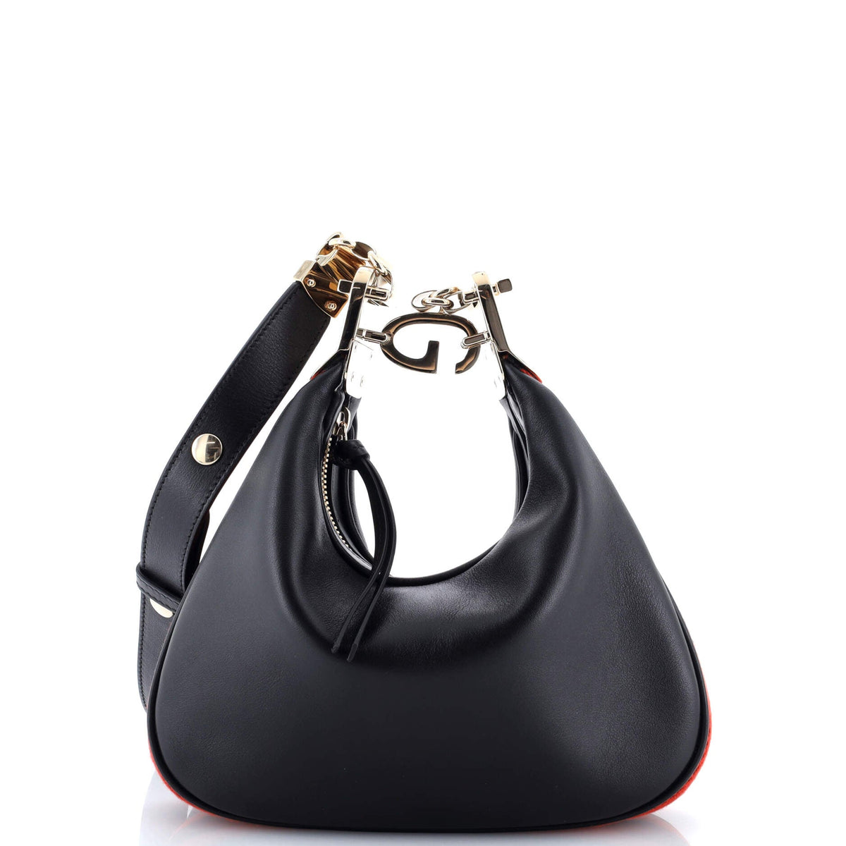 Gucci GUCCI Attache Shoulder Bag Leather Small