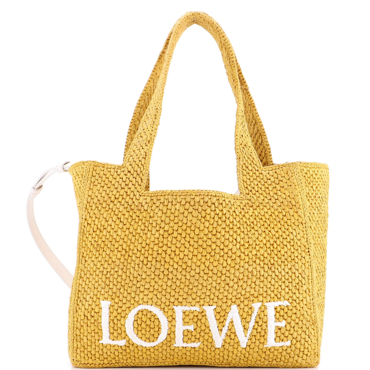 Loewe LOEWE Paula's Ibiza Logo Convertible Tote Raffia Medium