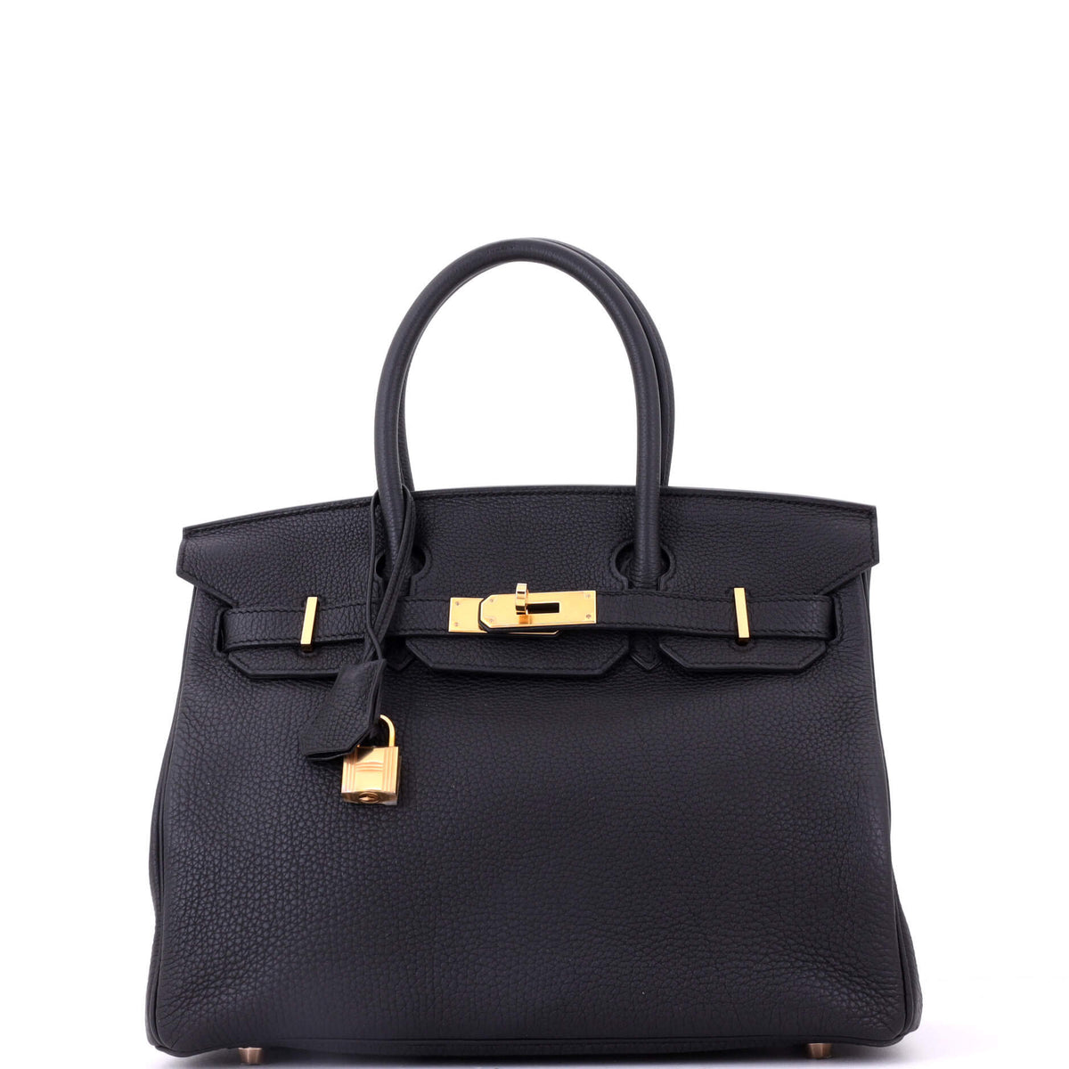 Herm?s Birkin Handbag Noir Togo with Rose Gold Hardware 30