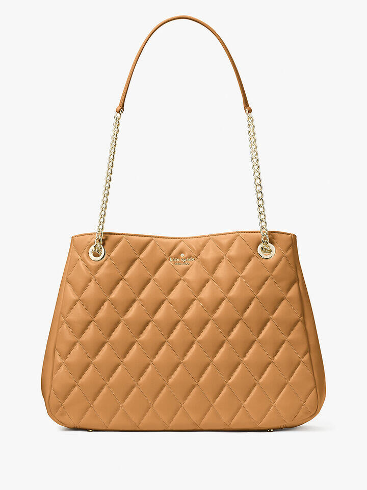 Kate Spade Au Carey Smooth Quilted Leather Tote