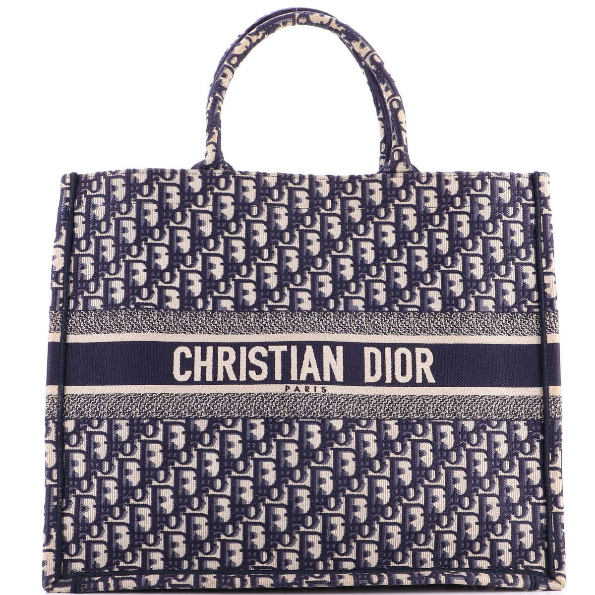Christian Dior Book Tote Oblique Canvas Large