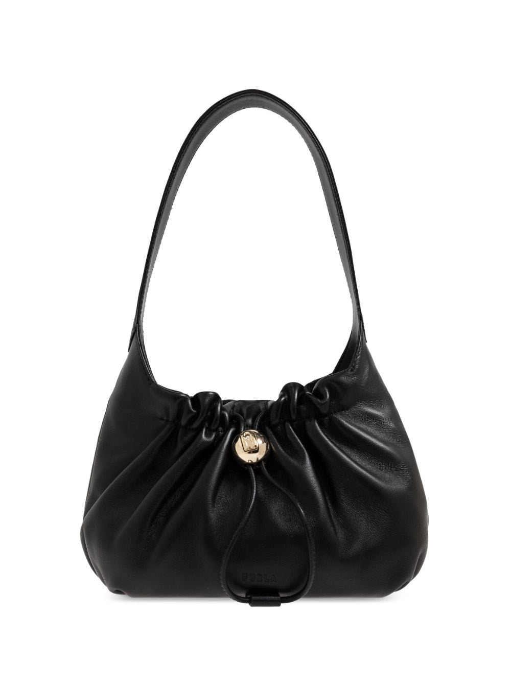 Furla Women's Leather Bag With Drawstring in Black | Size UNI | WE00647 Color BX2269O6000