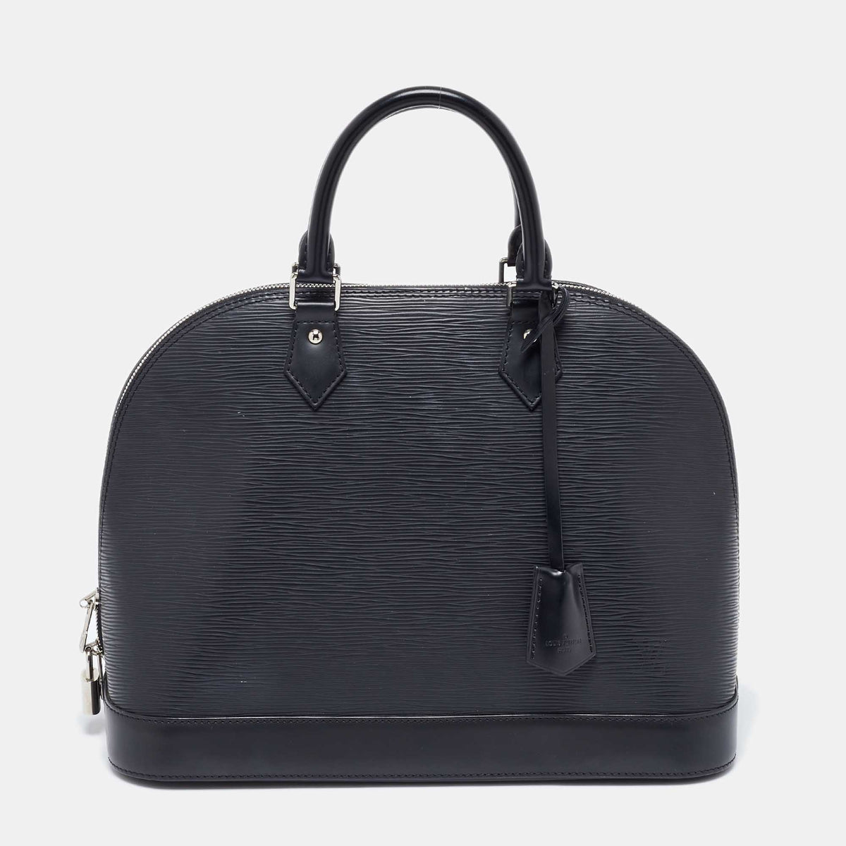 Louis Vuitton Black Epi Leather Alma MM Bag